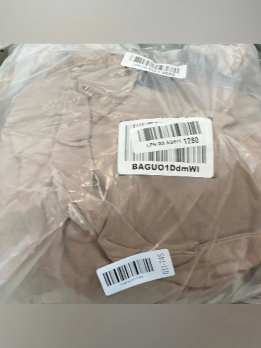 FULL SIZE Duvet Set 100% Washed Cotton - PALE BROWN